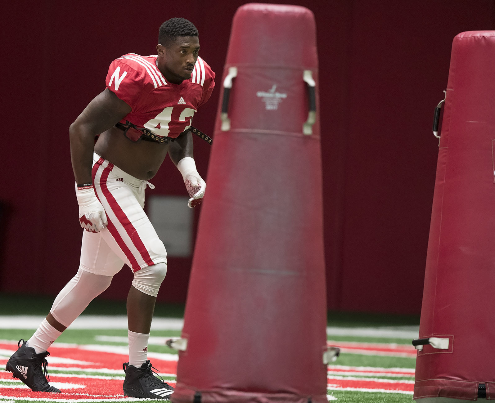 Nebraska football practice, 8/14